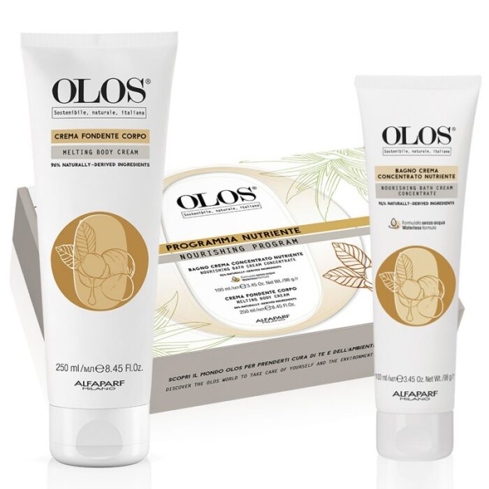 OLOS Programma Nutriente - Bagno Crema Concentrato Nutriente+Crema Fondente Corpo